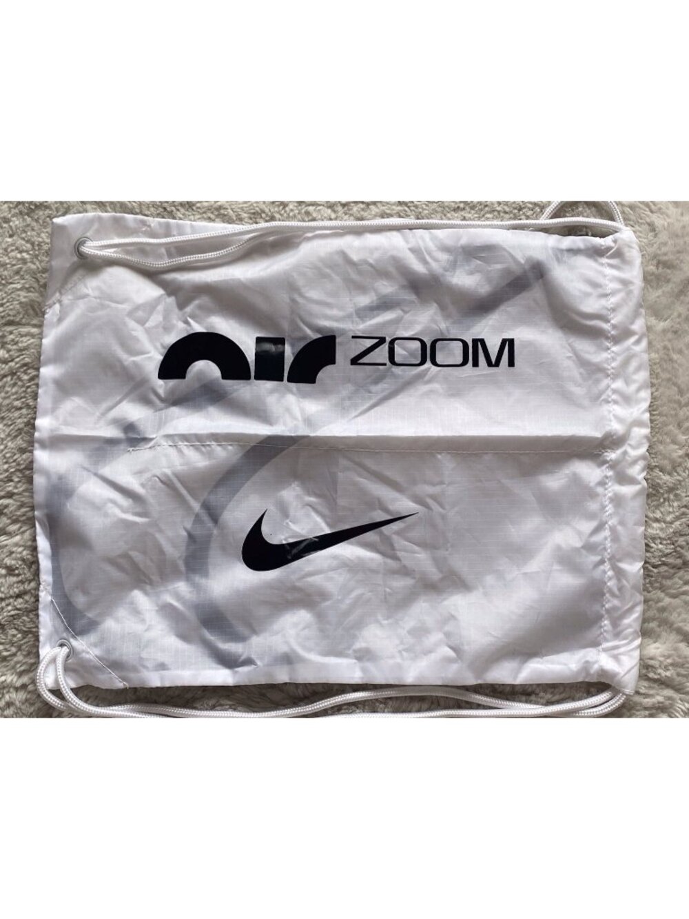 BAG ONLY Nike AIR ZOOM Draw String Backpack Light For Cleat/Shoe Storage NEW
